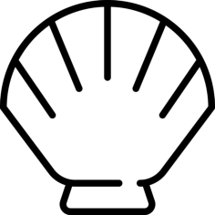 One Shell Engraving Svg Design, Free Vectors File